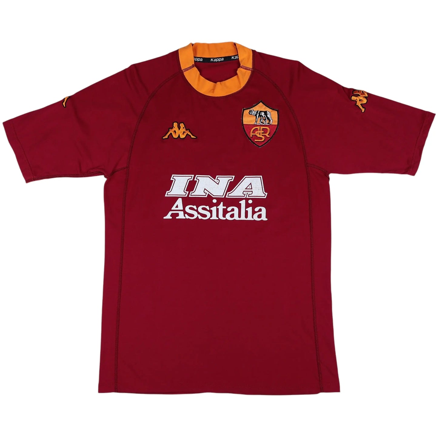 2000-01 Roma Home Jersey - (M) | Kappa