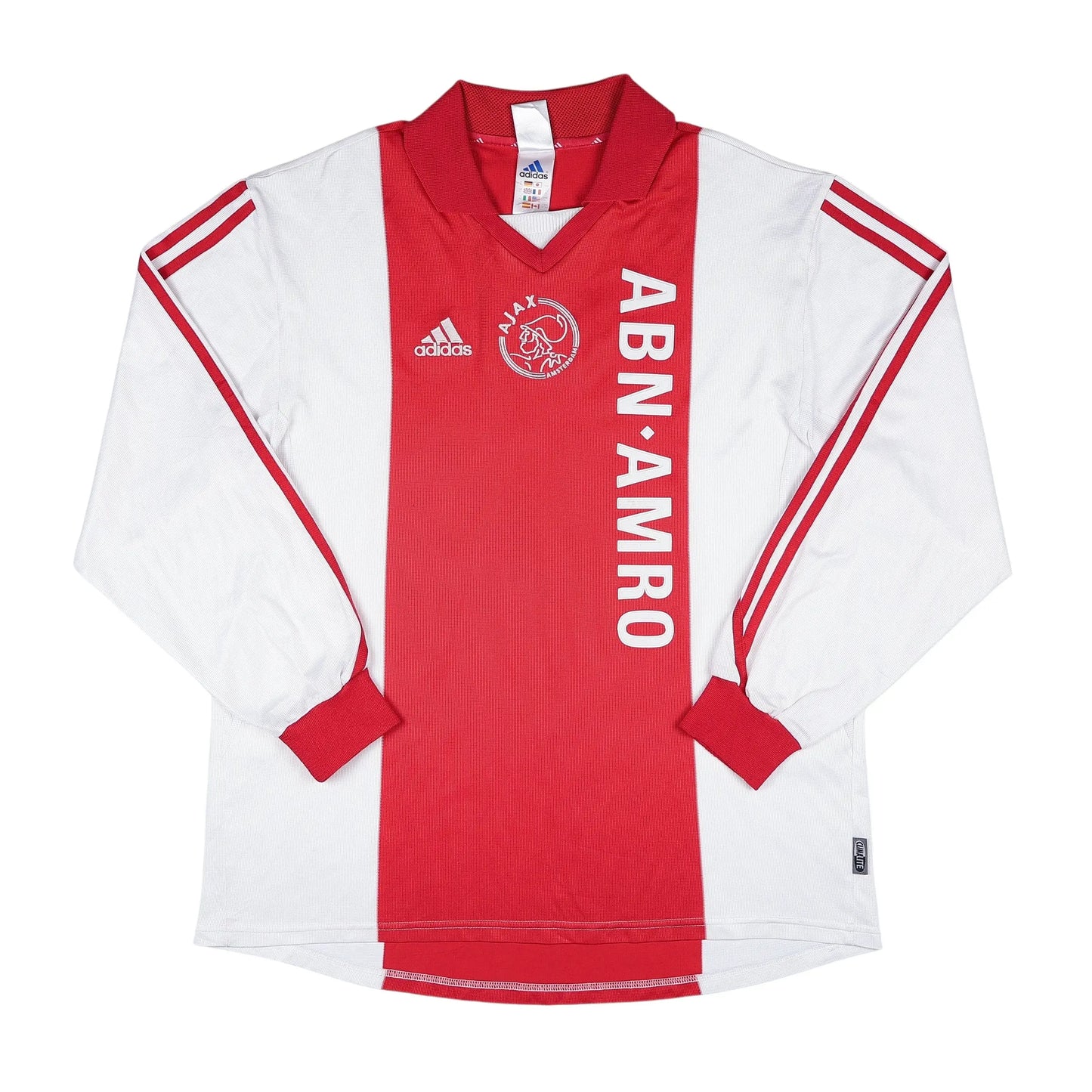 2001-02 Ajax L/S Player Issue Home Jersey - (XL) | Adidas