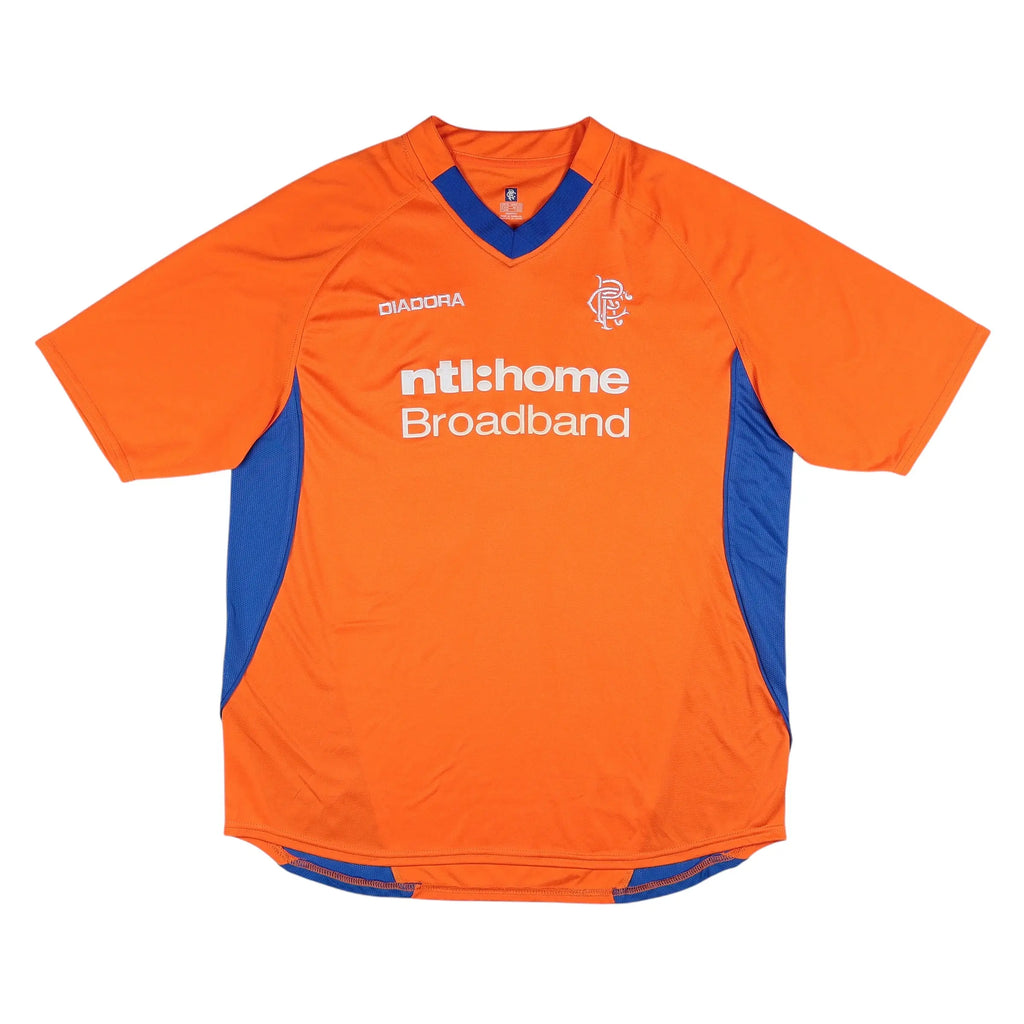 2002-03 Rangers Away Jersey - (XL) | Diadora