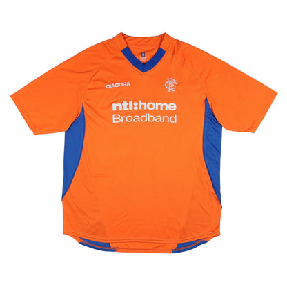 2002-03 Rangers Away Jersey - (XL) | Diadora