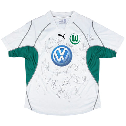 2002-03 Wolfsburg Menseguez Signed Home Jersey - (XXL) | Puma