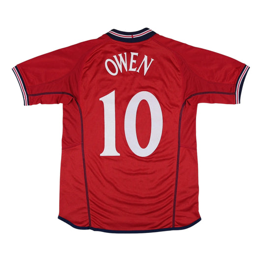 2002-04 England Owen Away Jersey - (YXL) | Umbro