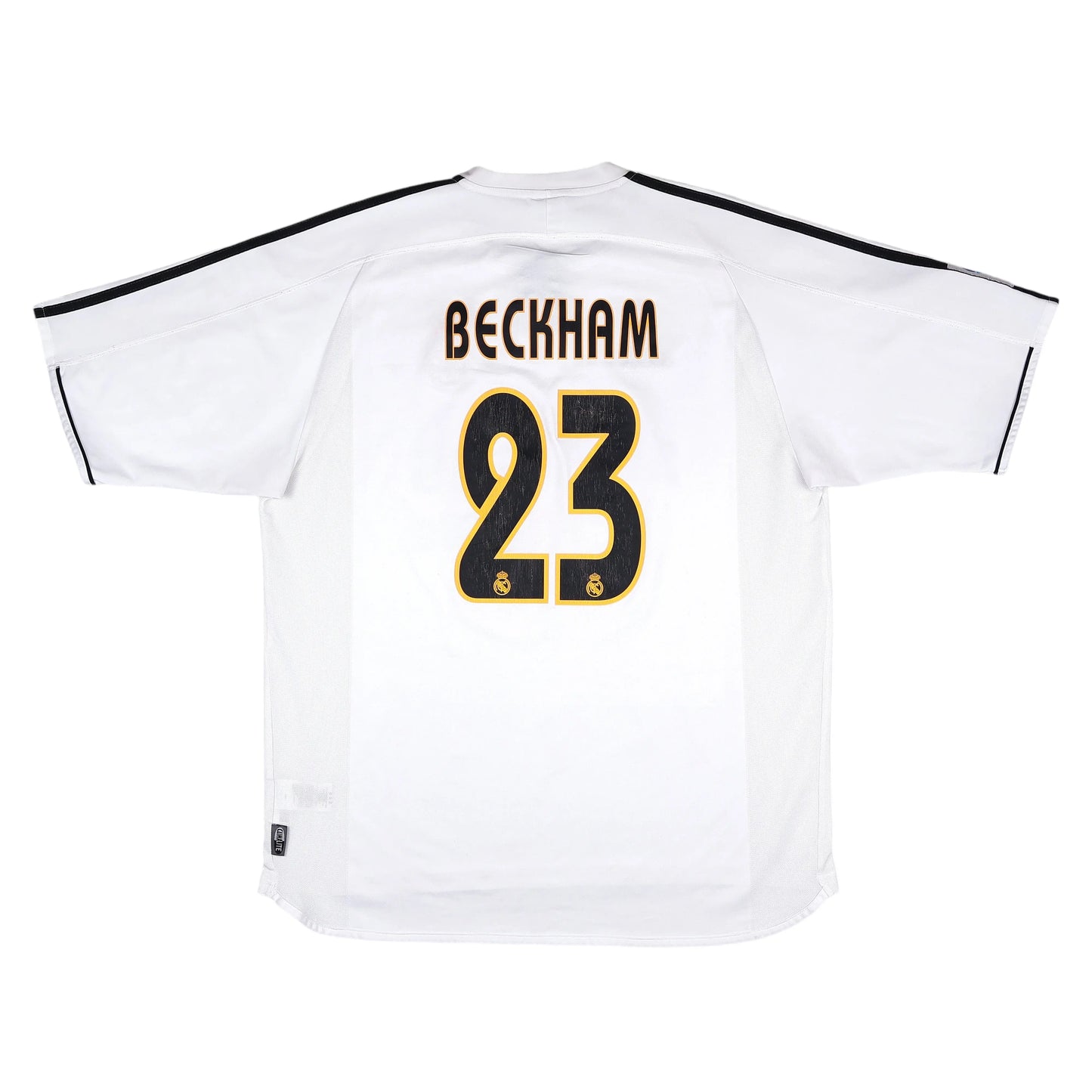 2003-04 Real Madrid Beckham Home Jersey - (XL) | Adidas