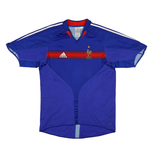 2004-05 France Home Jersey - (M) | Adidas