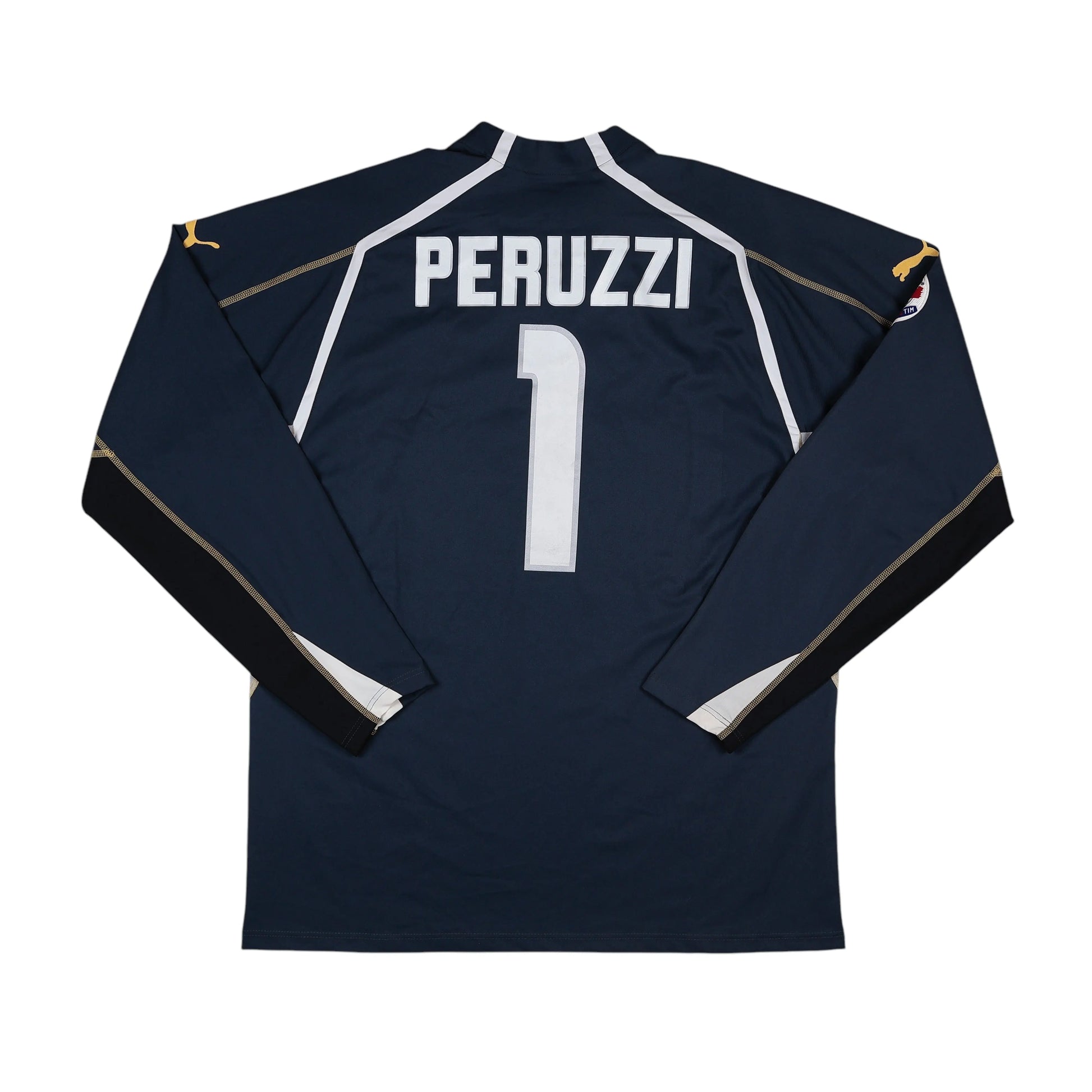 2004-05 Lazio Peruzzi Match Issue/Worn Goalkeeper Jersey - (XL) | Puma