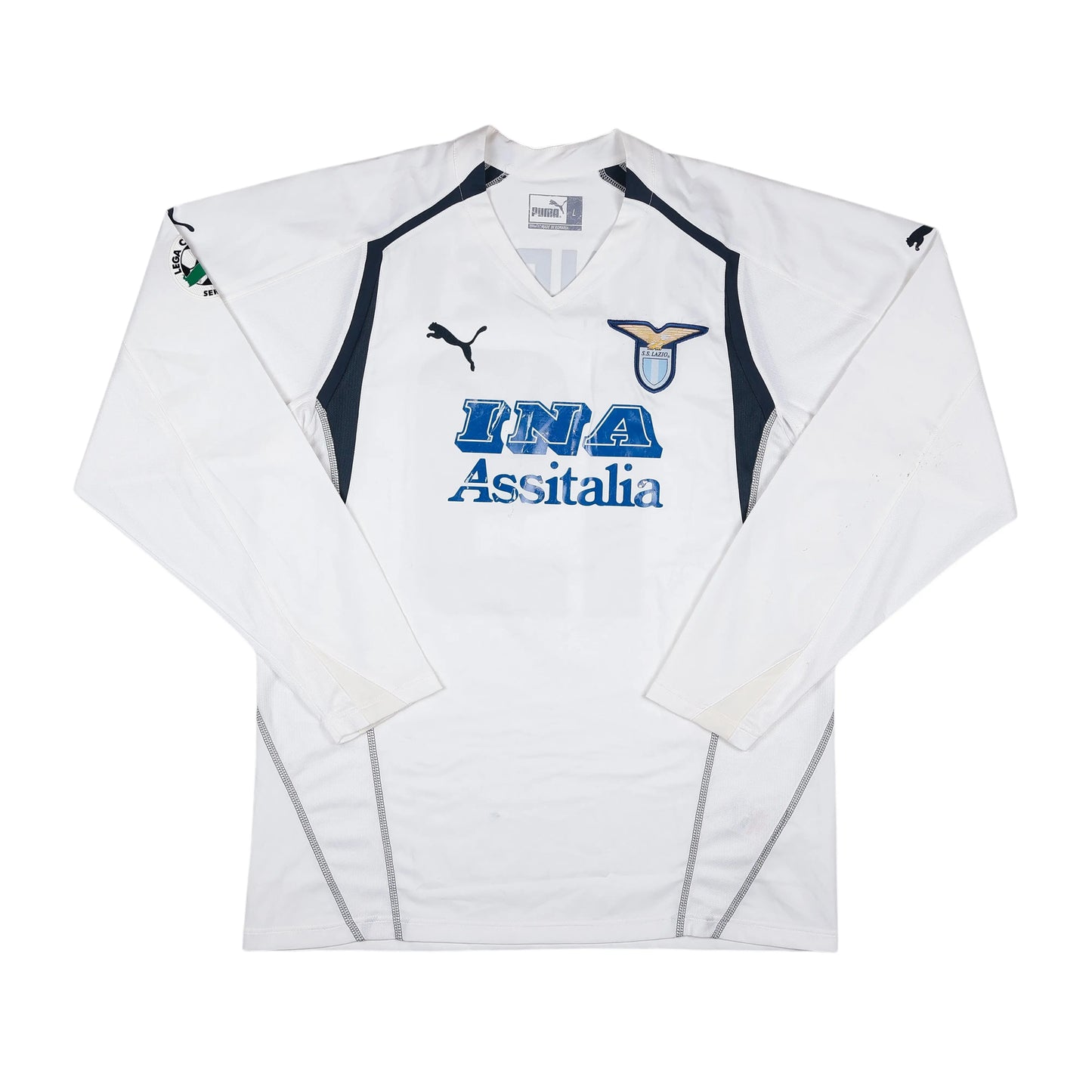 2005-06 Lazio Pandev Match Issue/Worn Away Jersey - (L) | Puma