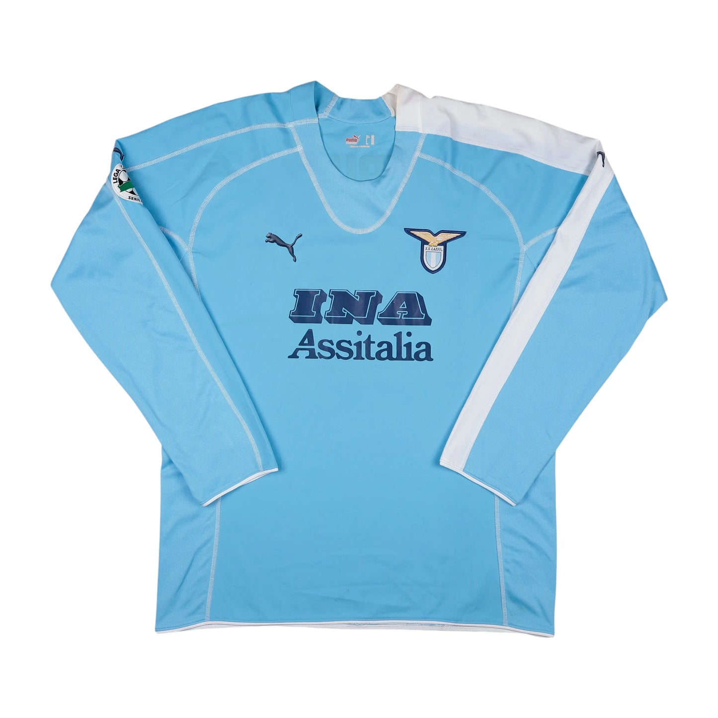 2005-06 Lazio Peruzzi Match Issue/Worn Home Jersey - (XXL) | Puma