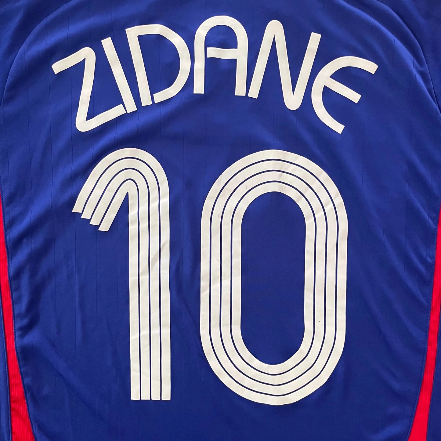 2006-07 France Zidane Home Jersey - (L) | Adidas