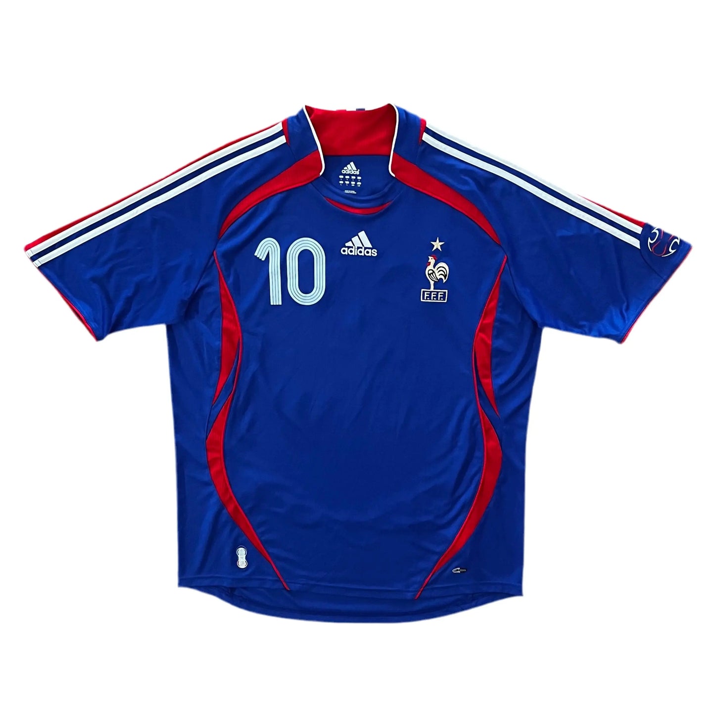 2006-07 France Zidane Home Jersey - (L) | Adidas