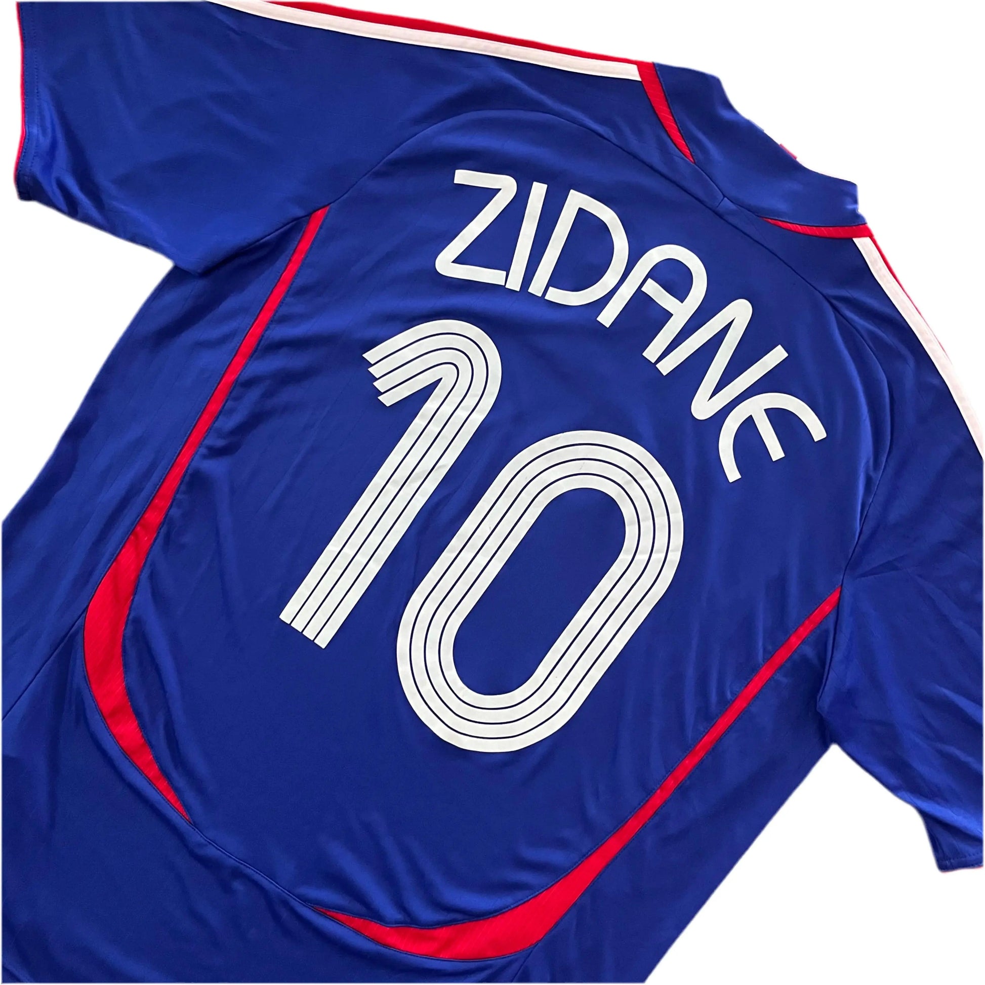 2006-07 France Zidane Home Jersey - (L) | Adidas