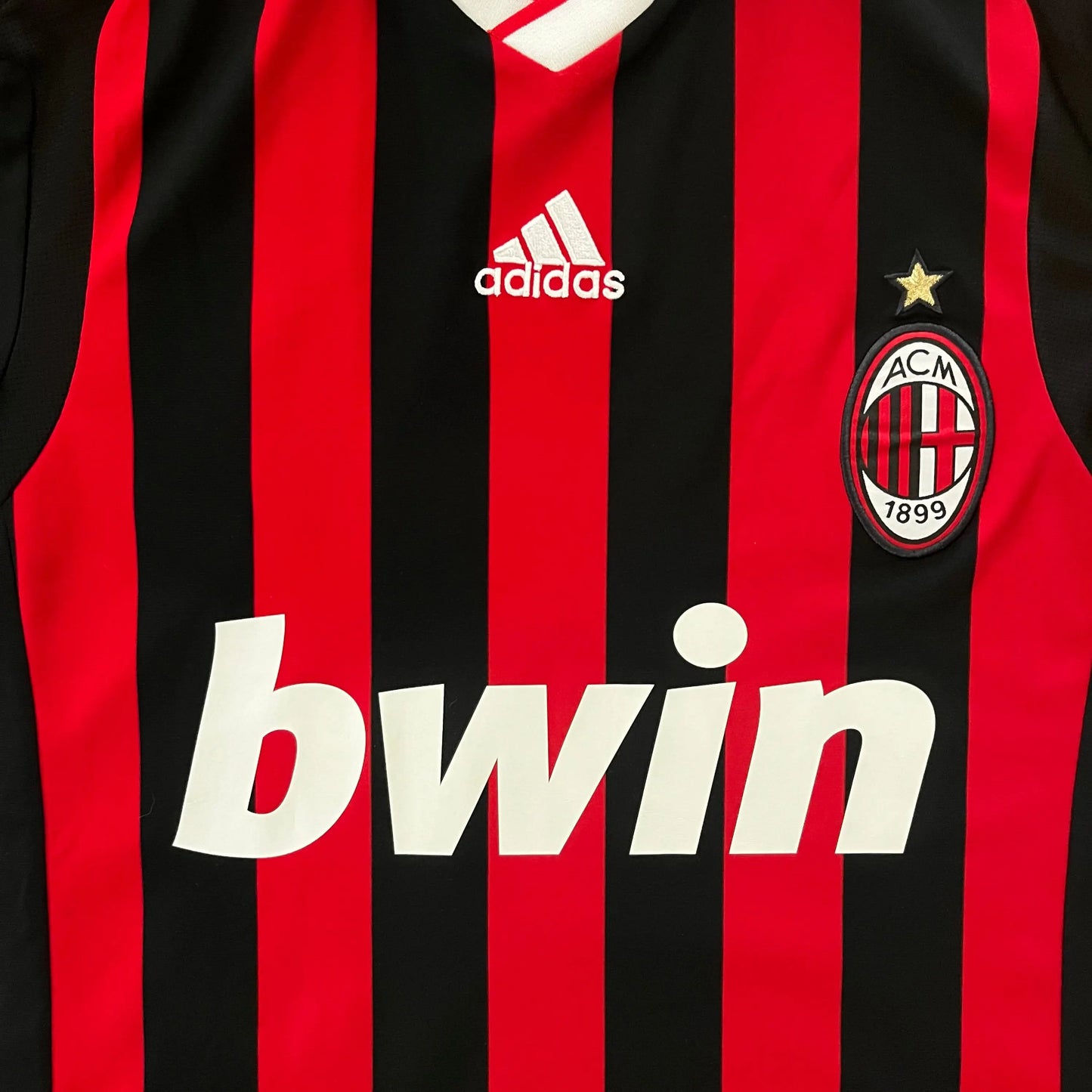 2009-10 AC Milan Home Jersey - (S) | Adidas