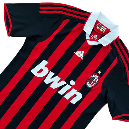 2009-10 AC Milan Home Jersey - (S) | Adidas