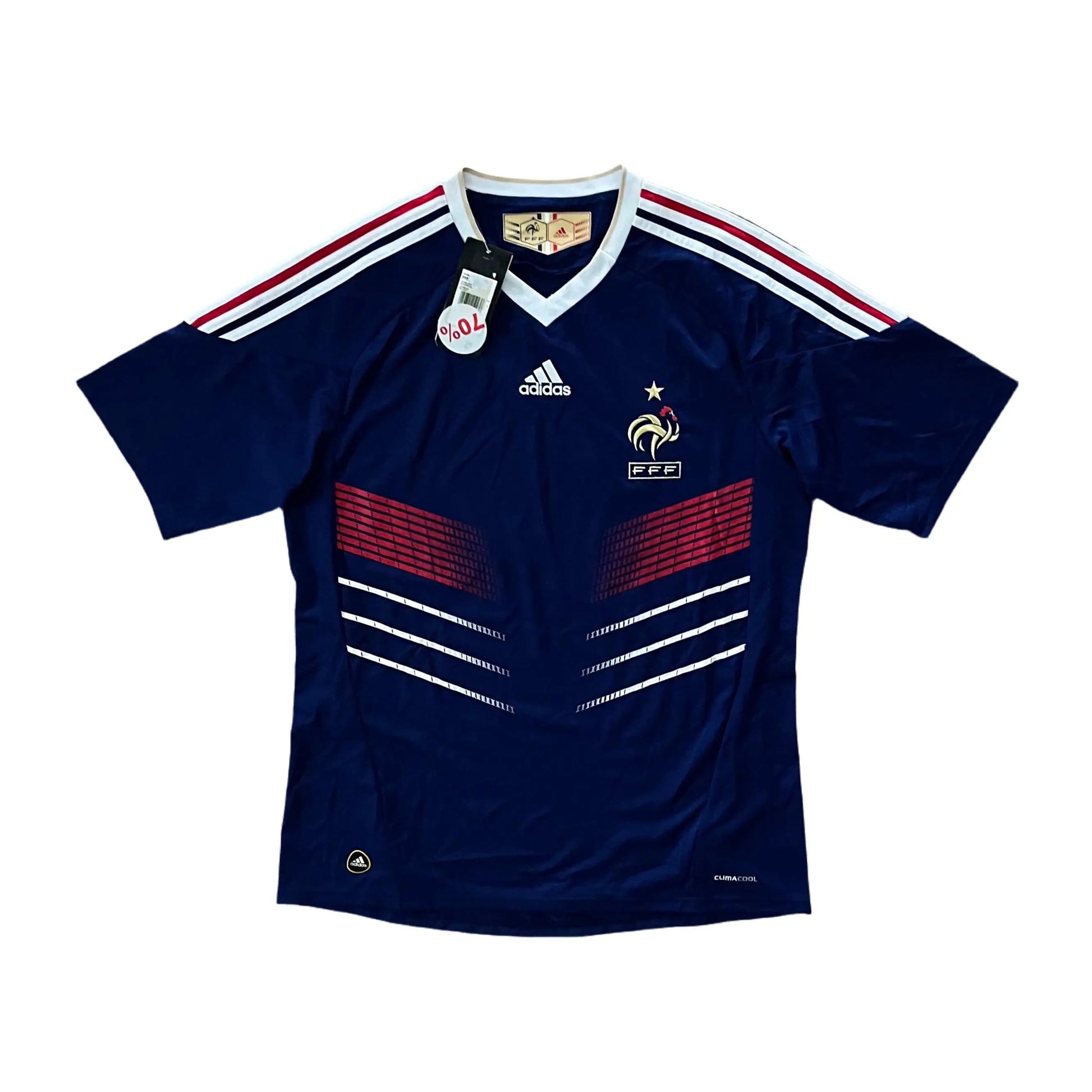 2010-11 France Home Jersey NWT - (L) | Adidas