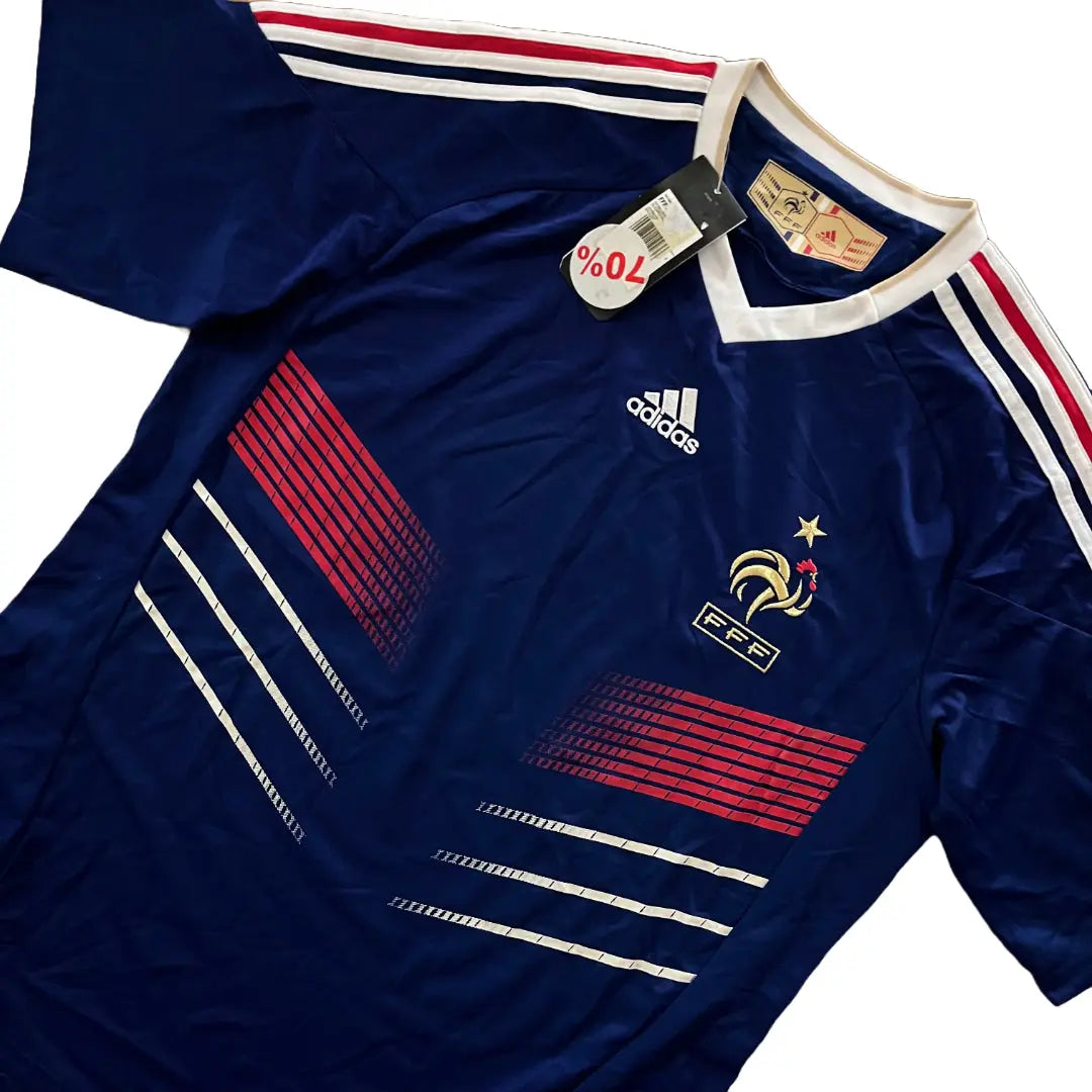 2010-11 France Home Jersey NWT - (L) | Adidas