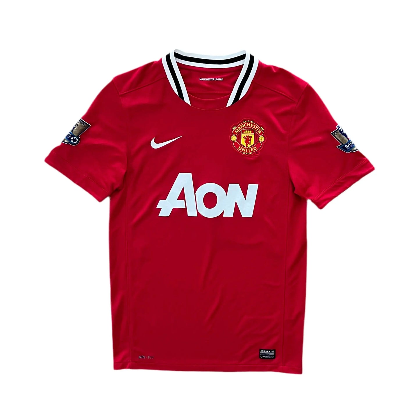 2011-12 Manchester United Valencia Home Jersey - (S) | Nike