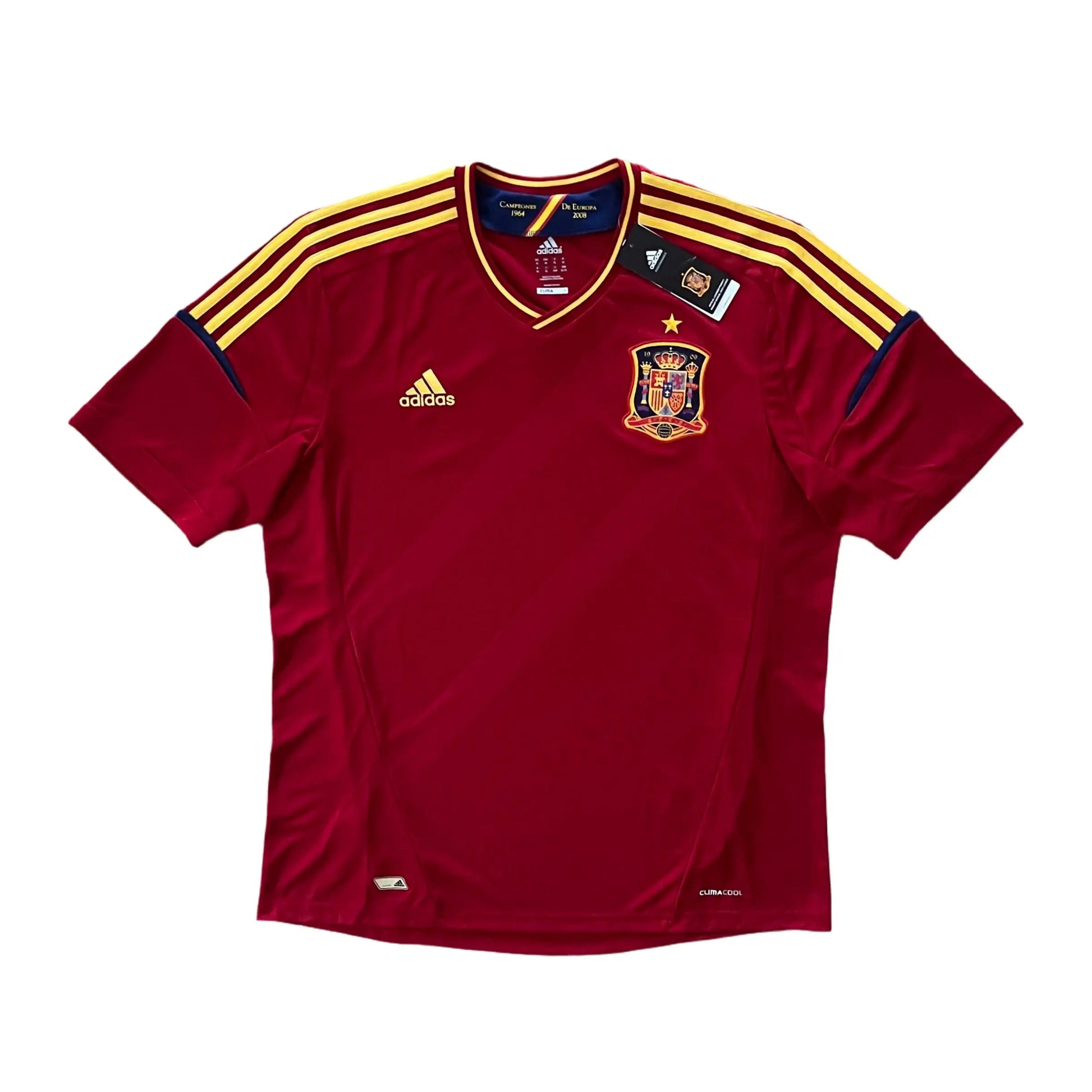 2012-13 Spain Home Jersey NWT - (L, XL) | Adidas