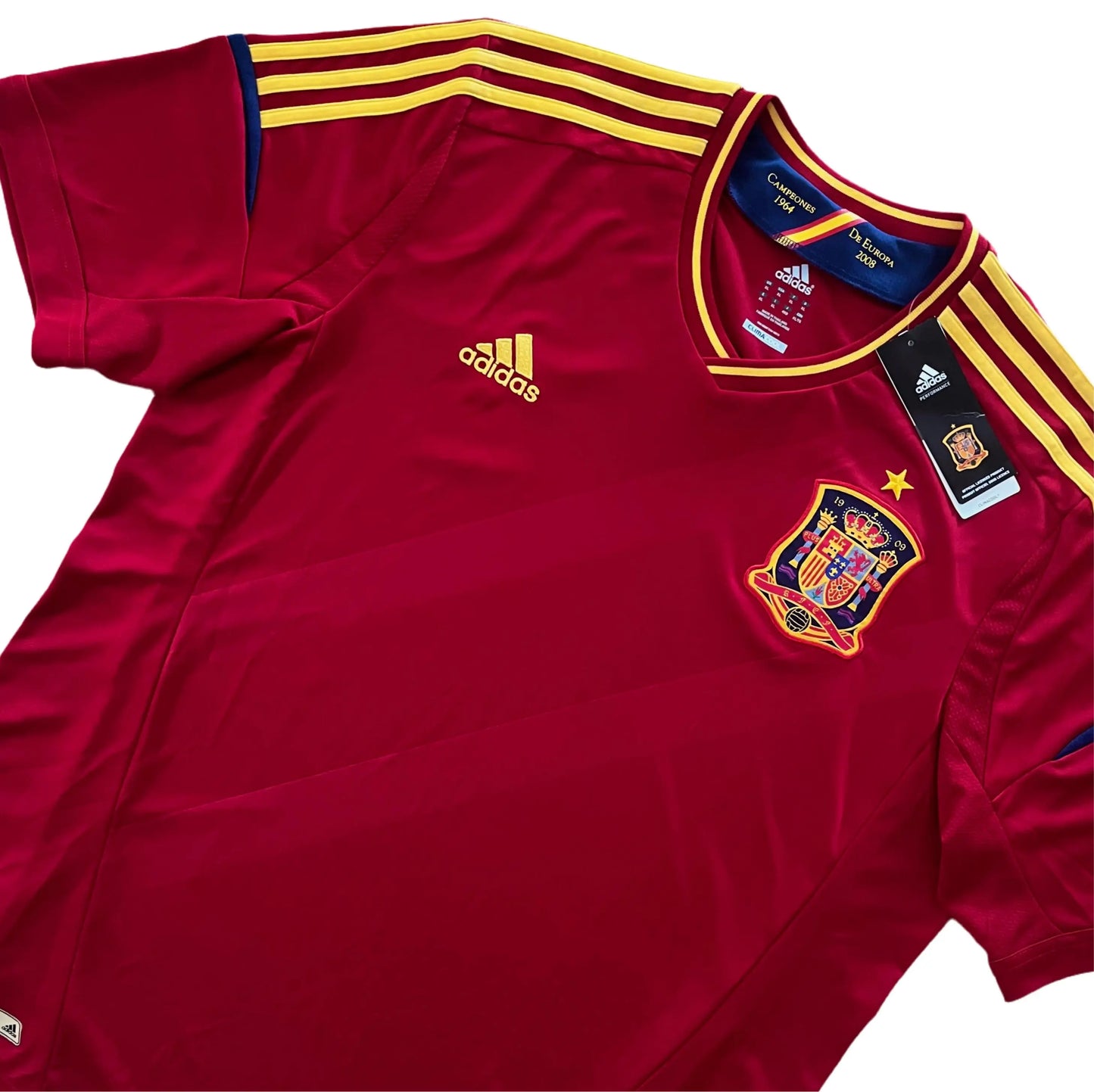 2012-13 Spain Home Jersey NWT - (L, XL) | Adidas