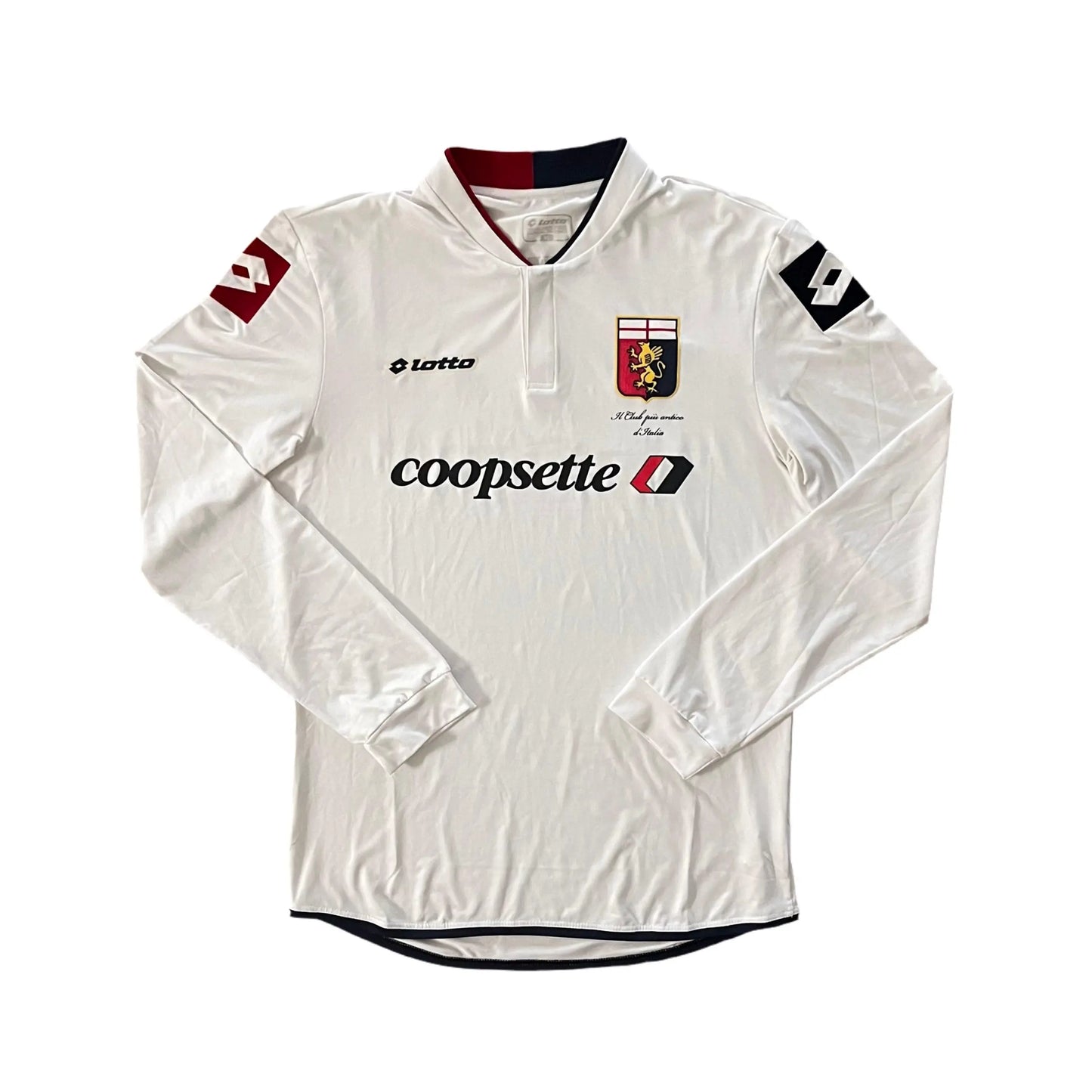 2013-14 Genoa L/S Away Jersey - (XL) | Lotto