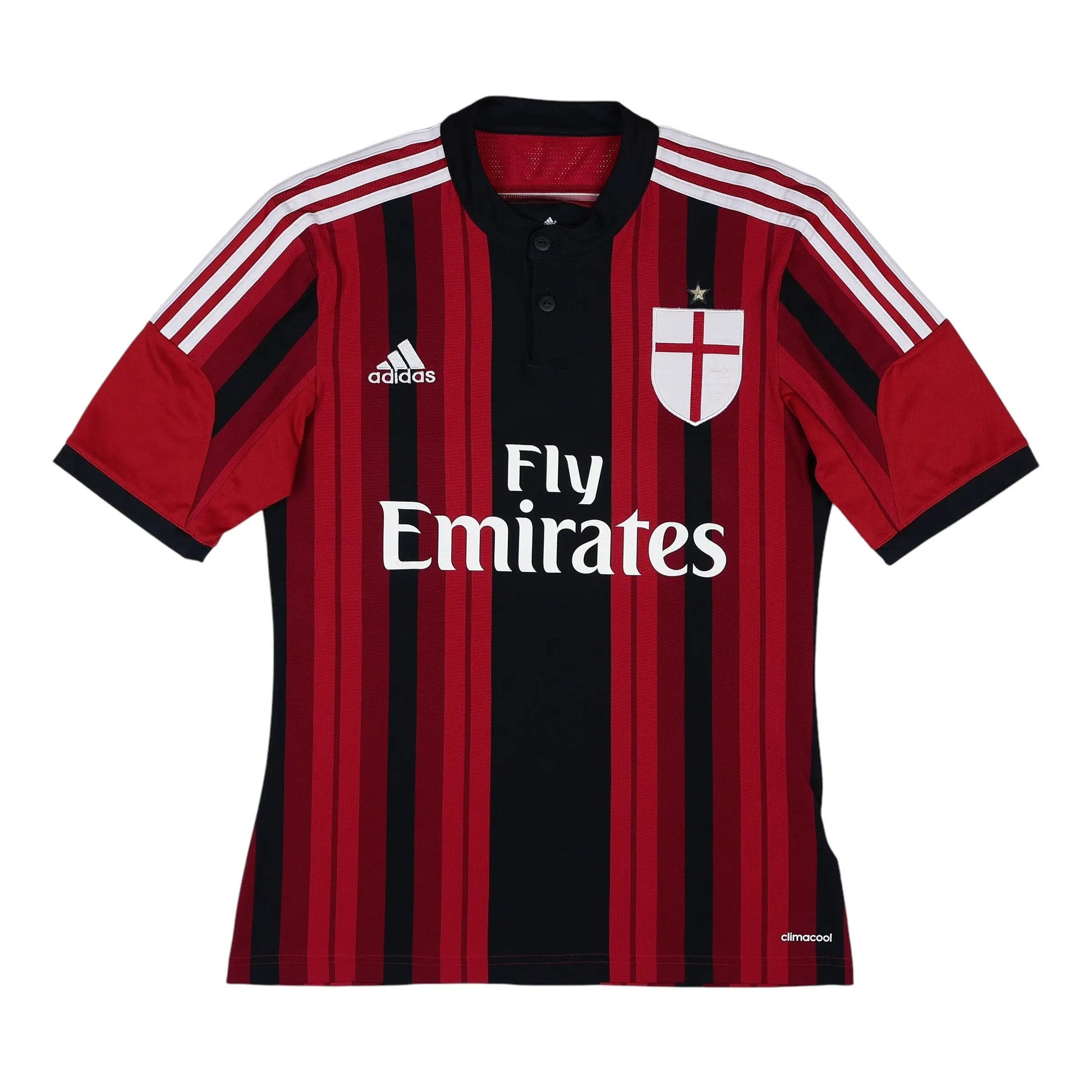 2014-15 AC Milan Home Jersey - (S) | Adidas