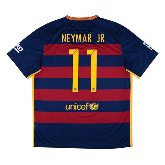 2015-16 Barcelona Neymar Home Jersey - (XL) | Nike