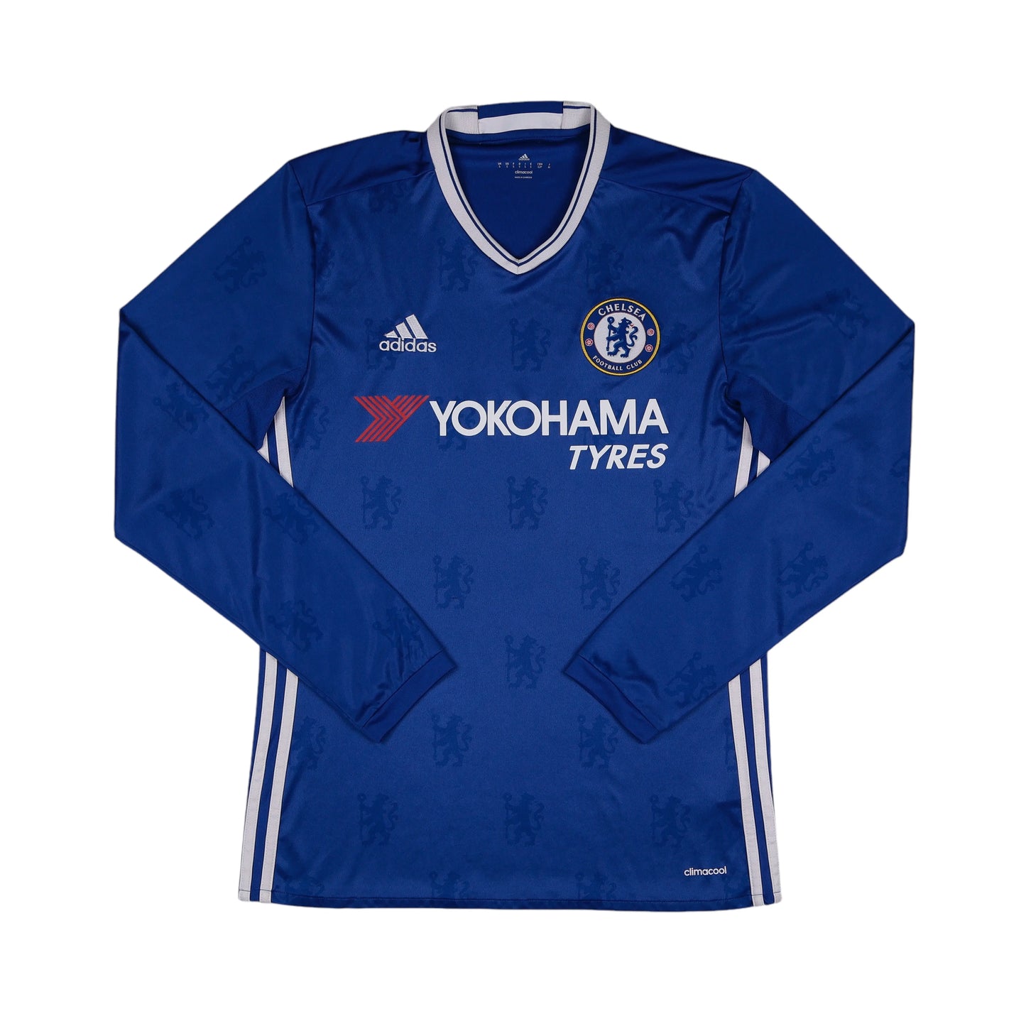 2016-17 Chelsea L/S Home Jersey - (S) | Adidas