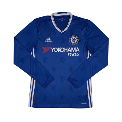 2016-17 Chelsea L/S Home Jersey - (S) | Adidas