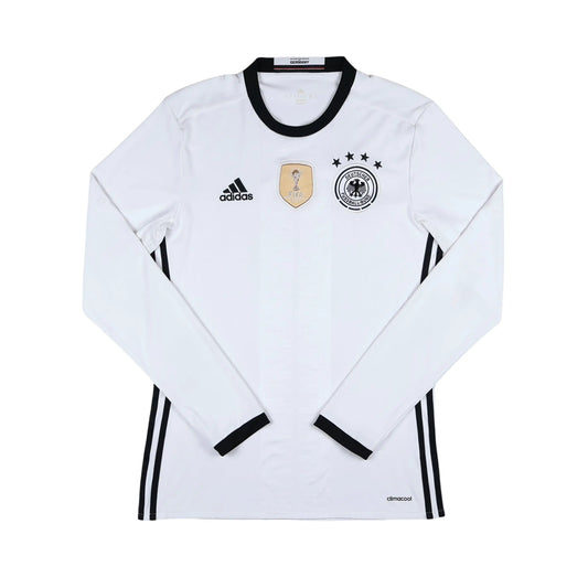 2016-17 Germany L/S Home Jersey - (S) | Adidas