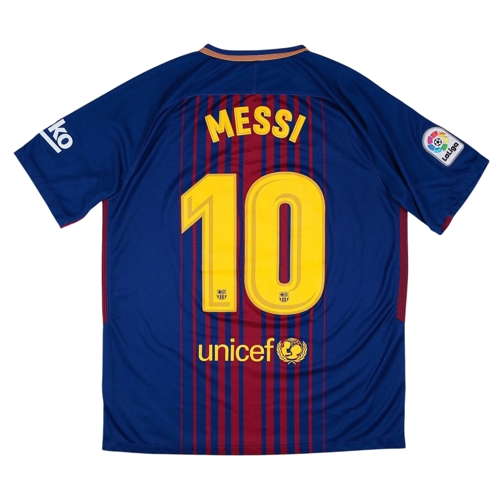 2017-18 Barcelona Messi Home Jersey - (L) | Nike