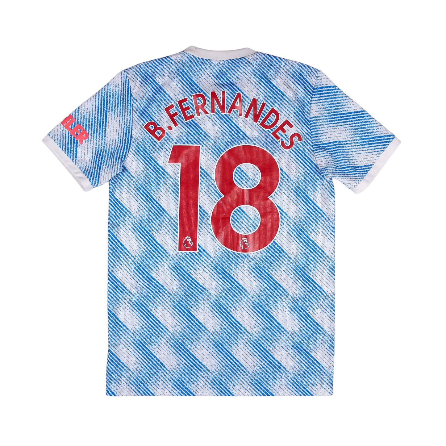 2021-22 Manchester United Fernandes Away Jersey - (S) | Adidas