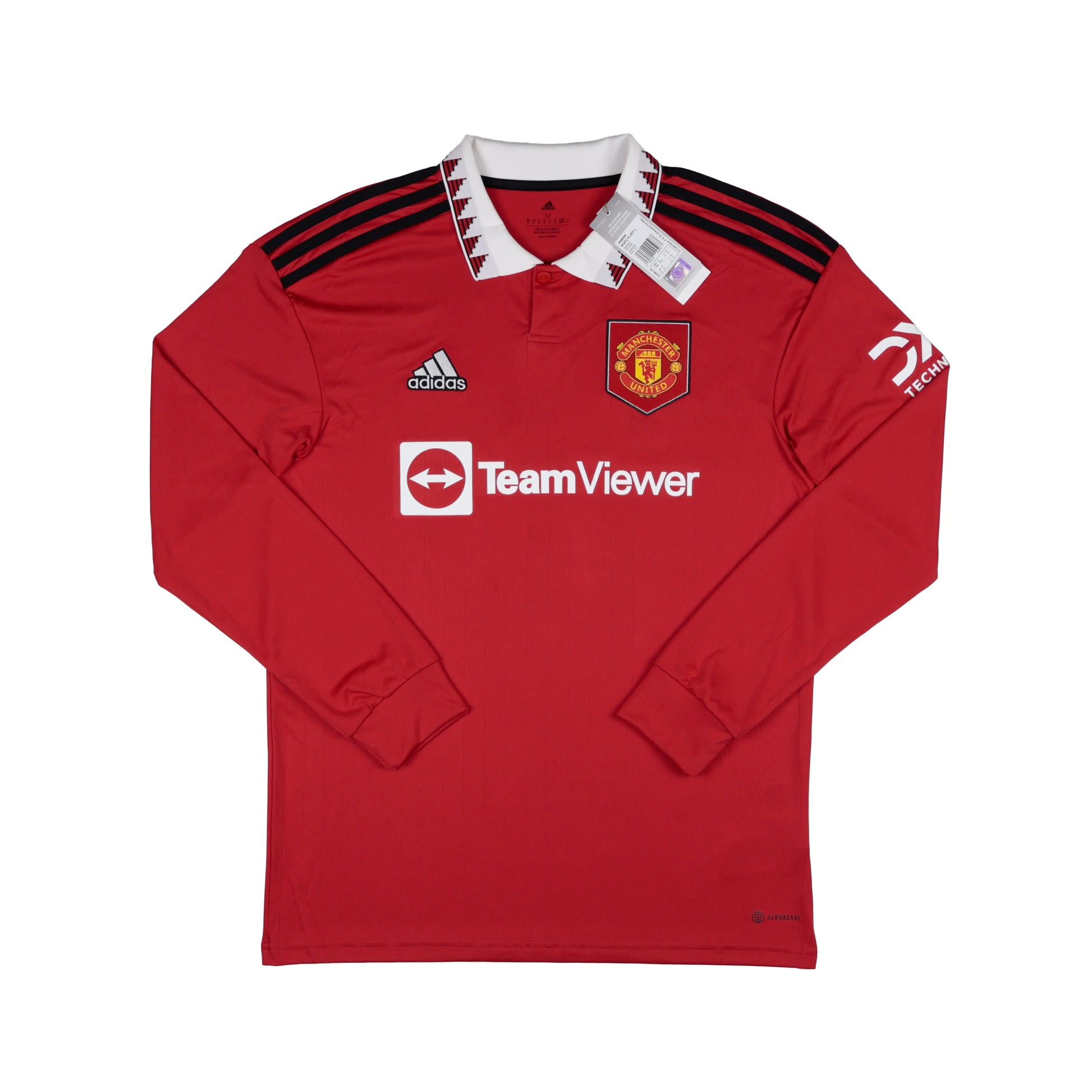 2022-23 Manchester United Rashford L/S Home Jersey NWT - (M) | Adidas