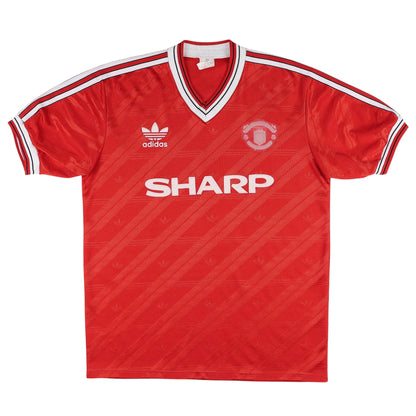 1986-88 Manchester United Home Jersey - (L)
