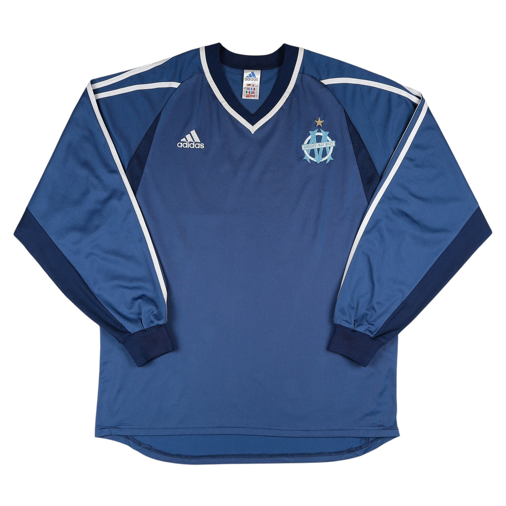 2001-02 Marseille *Player Issue* L/S Third Jersey - (L)