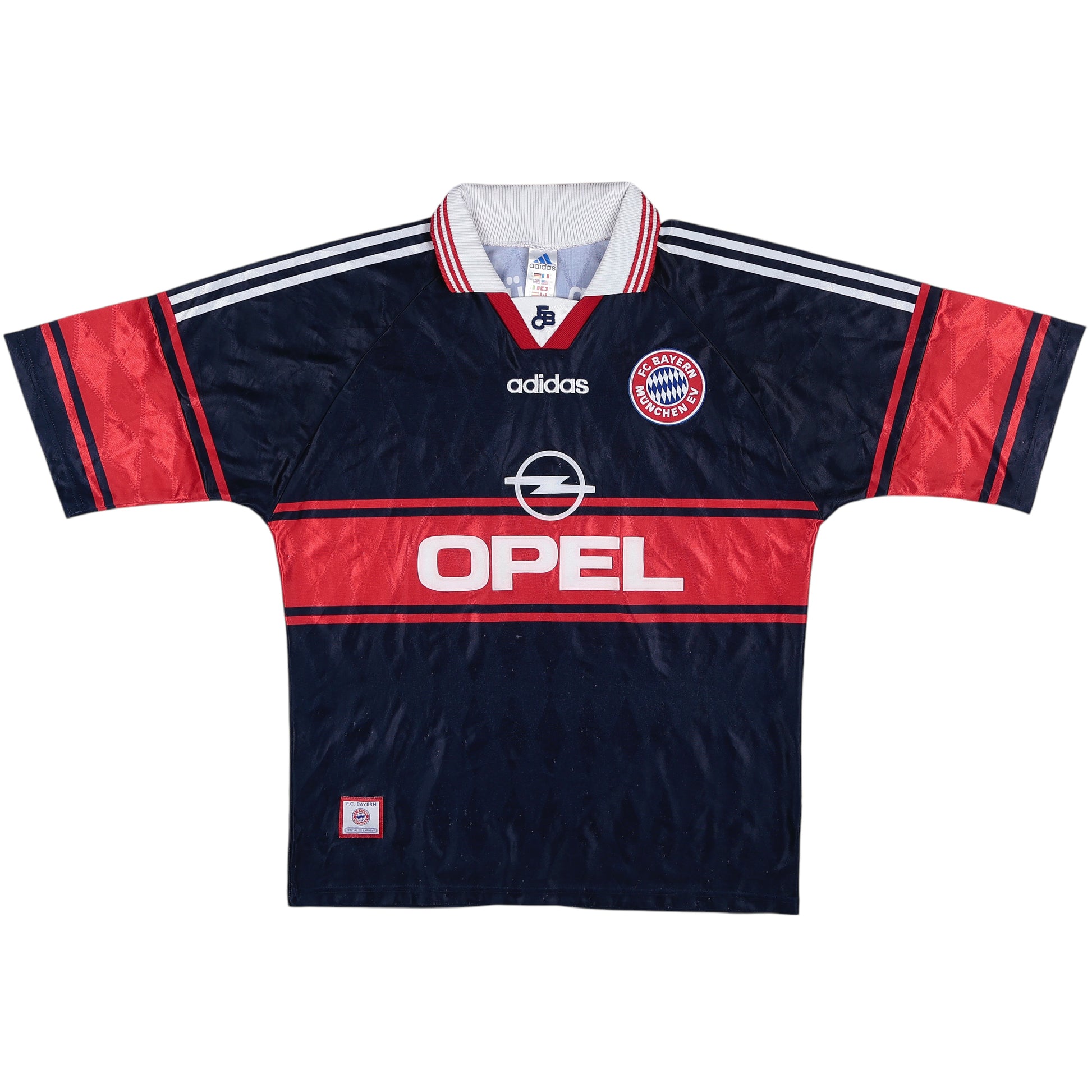 1997-98 Bayern Munich Home Shirt - (L) | Adidas| Added Time Kits Vintage Soccer Jersey Shop