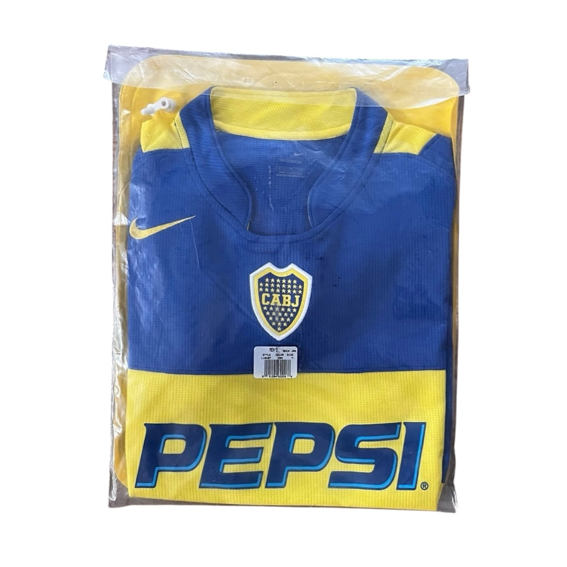 2004-05 BOCA Juniors Home Jersey BNIB - (M) | Nike| Added Time Kits Vintage Soccer Jersey Shop