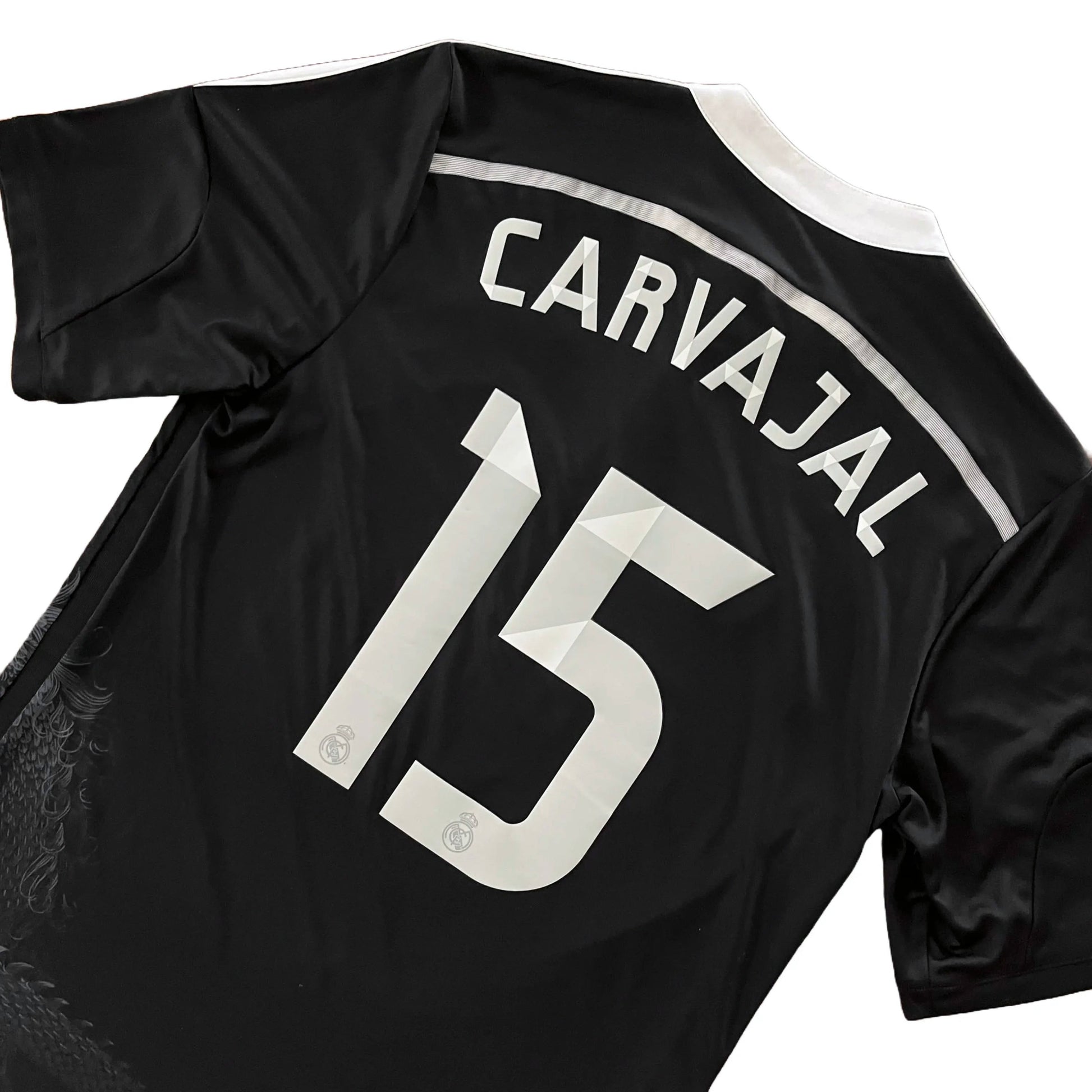 2014-15 Real Madrid Carvajal Yohji Yamamoto Third Jersey - (L) | Adidas| Added Time Kits Vintage Soccer Jersey Shop