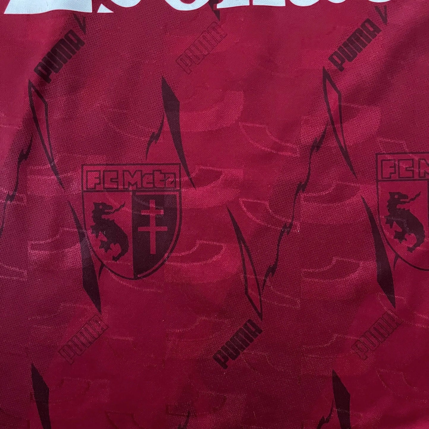 1996-97 FC Metz Home Jersey - (XL) | Puma| Added Time Kits Vintage Soccer Jersey Shop