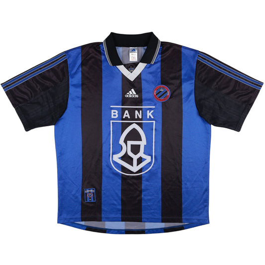 1998-99 Club Brugge Home Jersey - (XL) | Adidas| Added Time Kits Vintage Soccer Jersey Shop