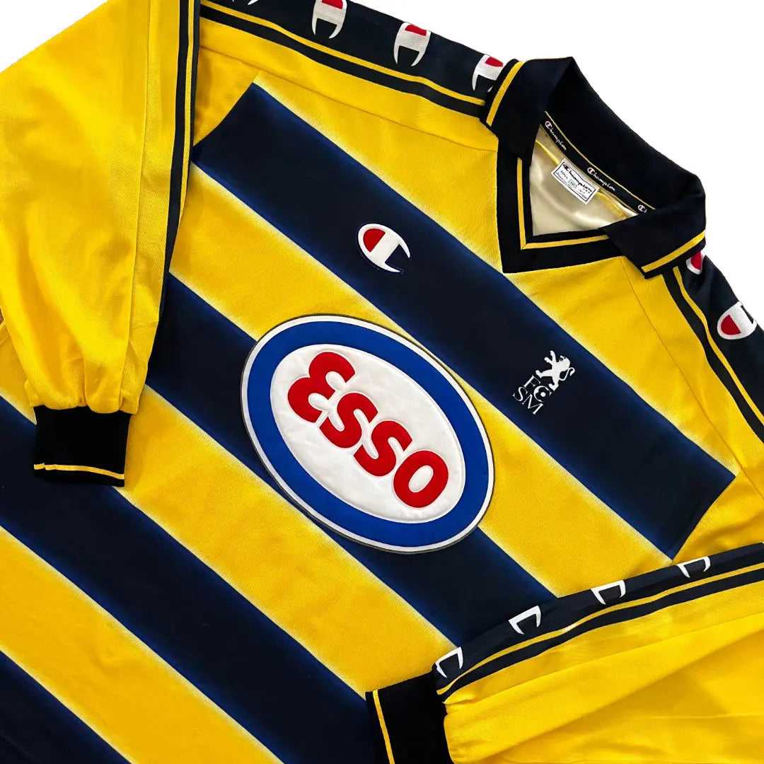 2001-02 Sochaux L/S Home Jersey - (XXL) | Champion| Added Time Kits Vintage Soccer Jersey Shop