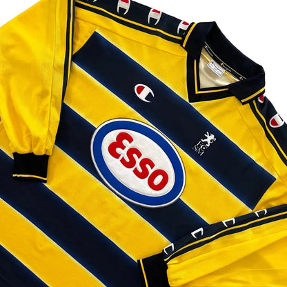 2001-02 Sochaux L/S Home Jersey - (XXL) | Champion| Added Time Kits Vintage Soccer Jersey Shop