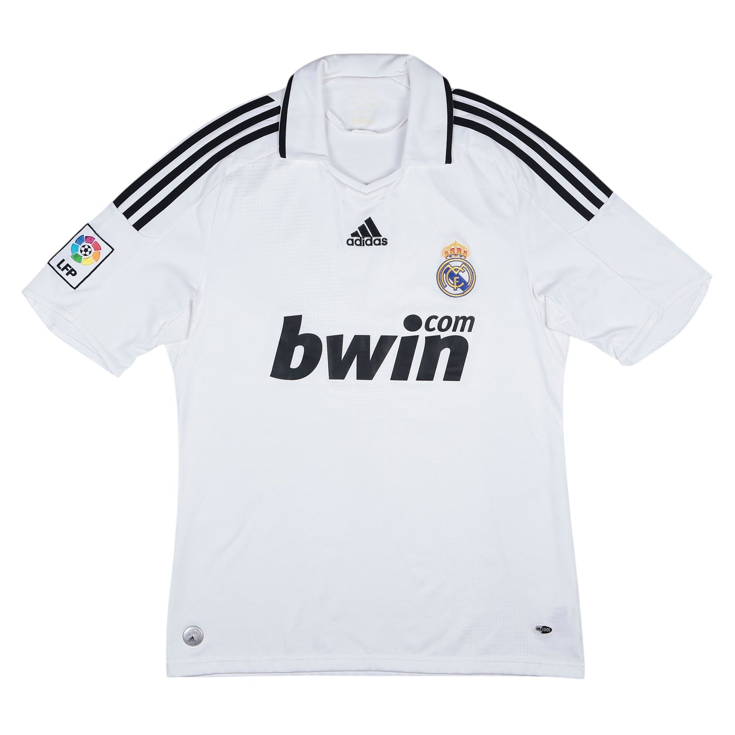 2008-09 Real Madrid Home Jersey - (M) | Adidas| Added Time Kits Vintage Soccer Jersey Shop