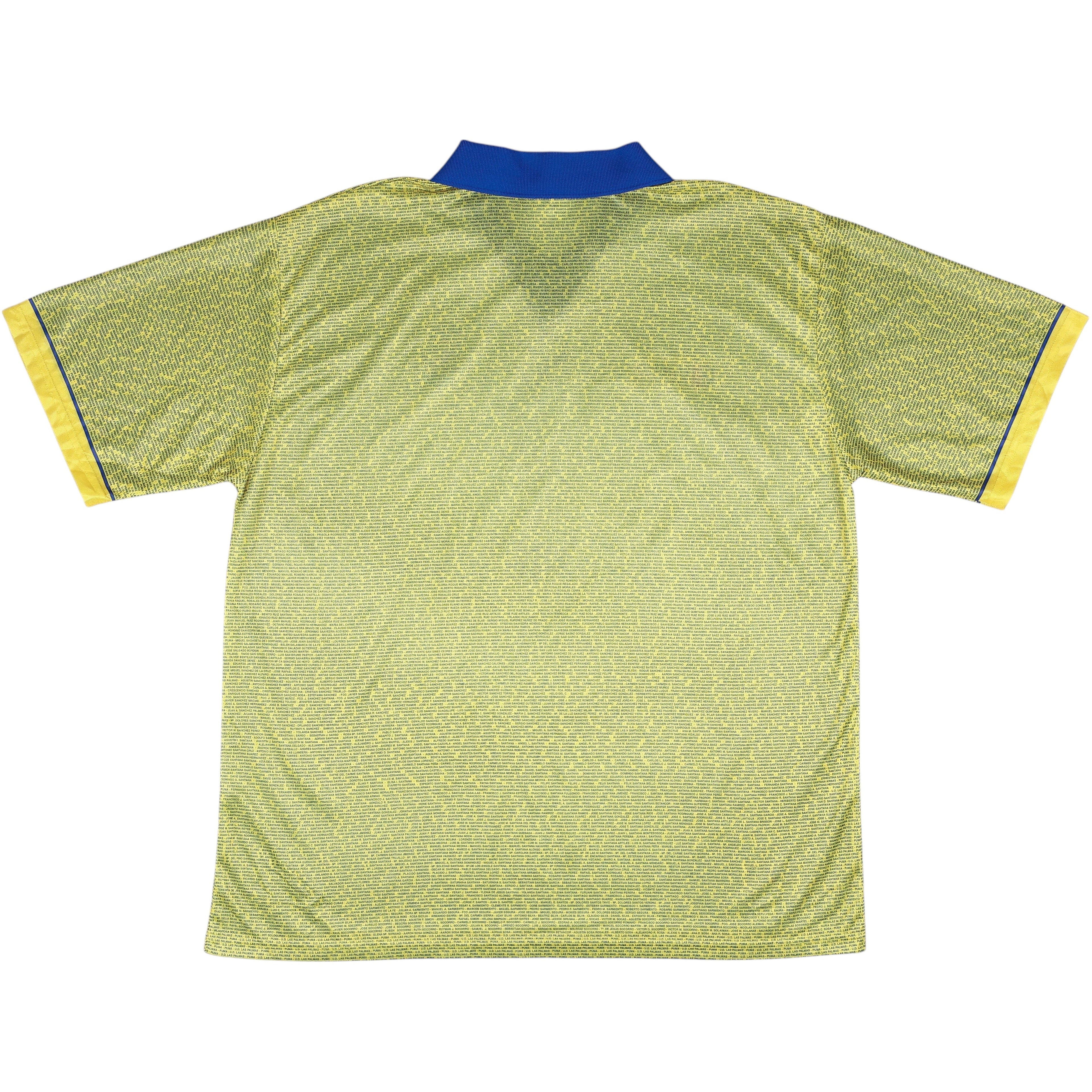 2000-01 Las Palmas Special Edition Shirt - (L) | Puma| Added Time Kits Vintage Soccer Jersey Shop