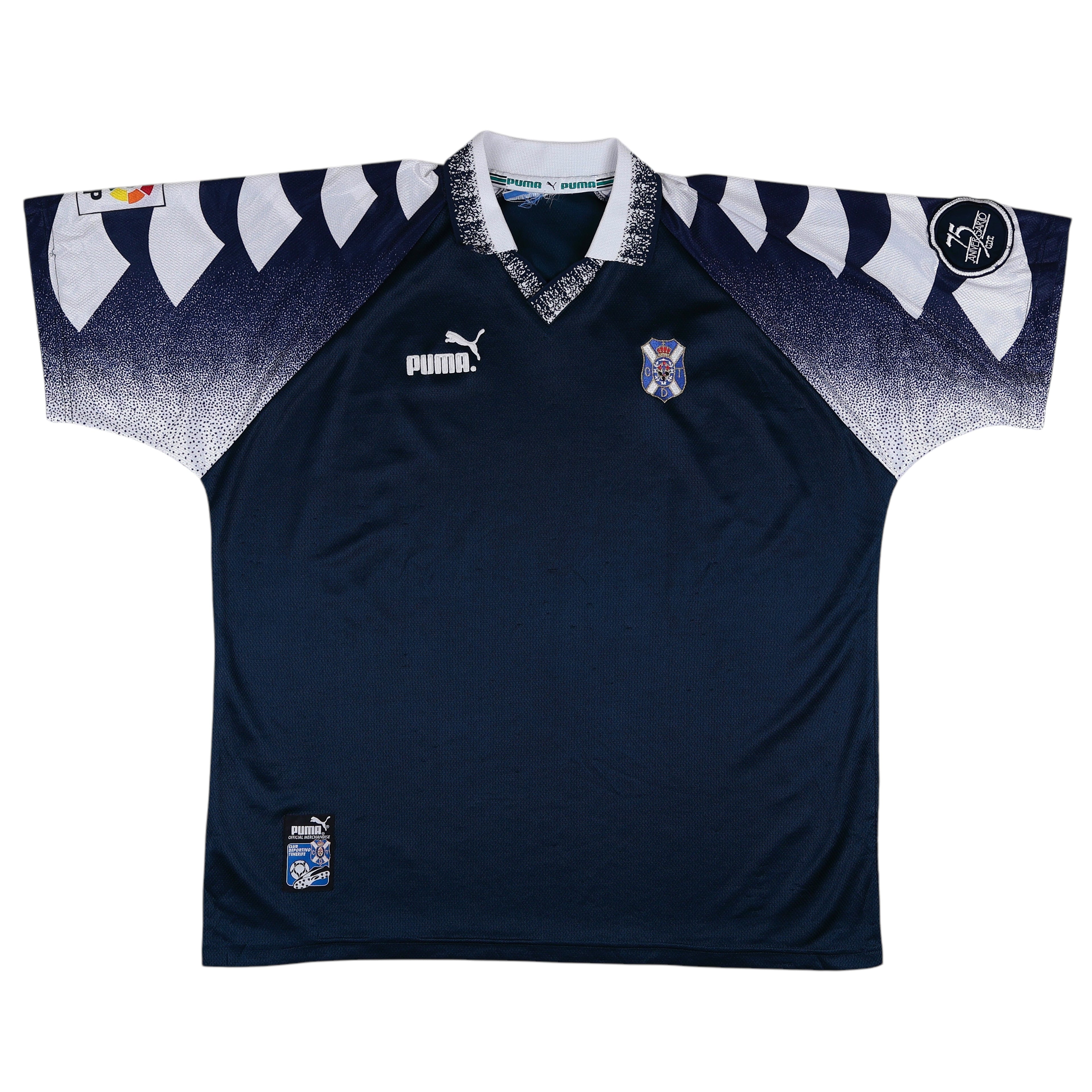1997-98 Tenerife '75 Aniversario' Away Jersey - (XL) | Puma| Added Time Kits Vintage Soccer Jersey Shop