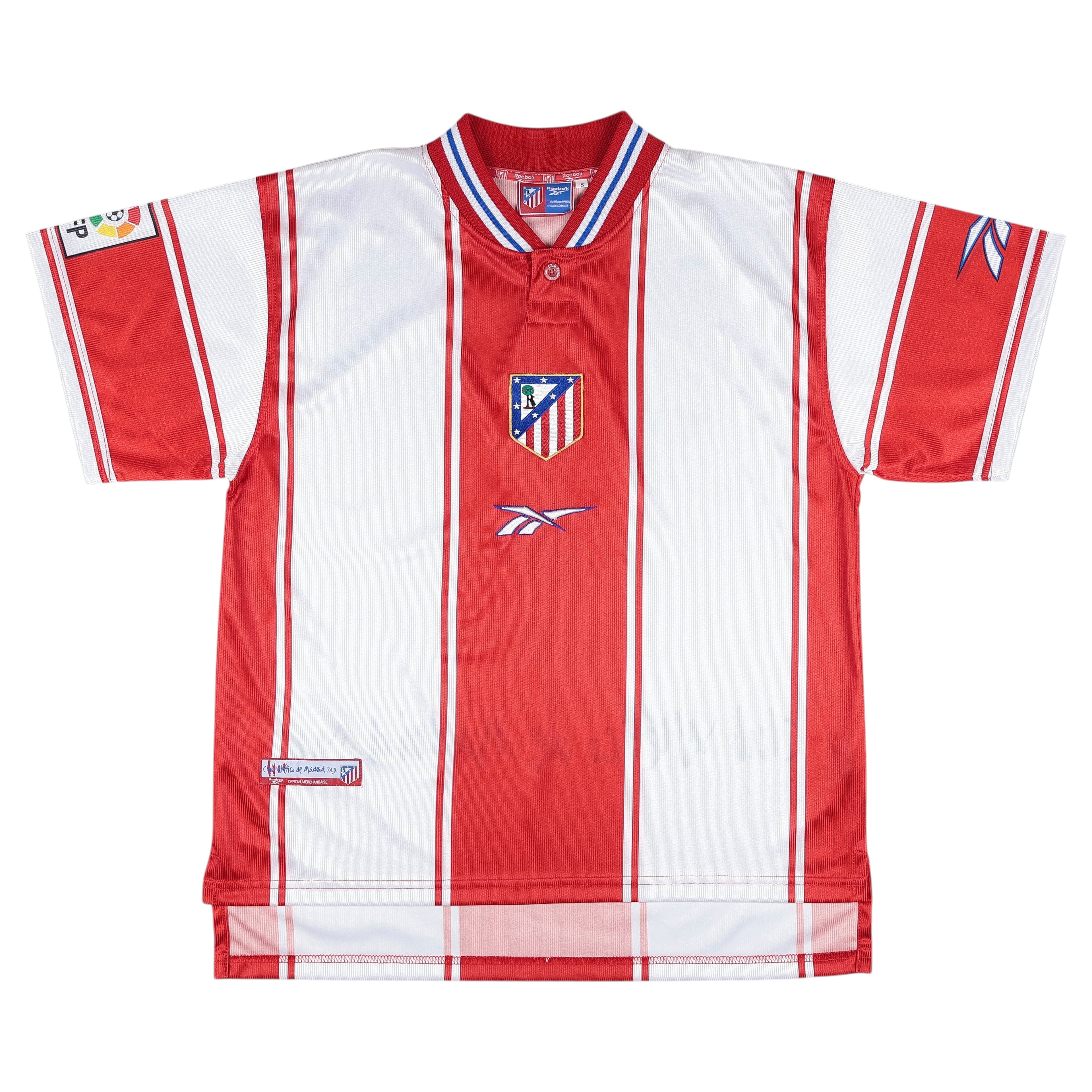 1999-00 Atletico Madrid Home Jersey - (S)