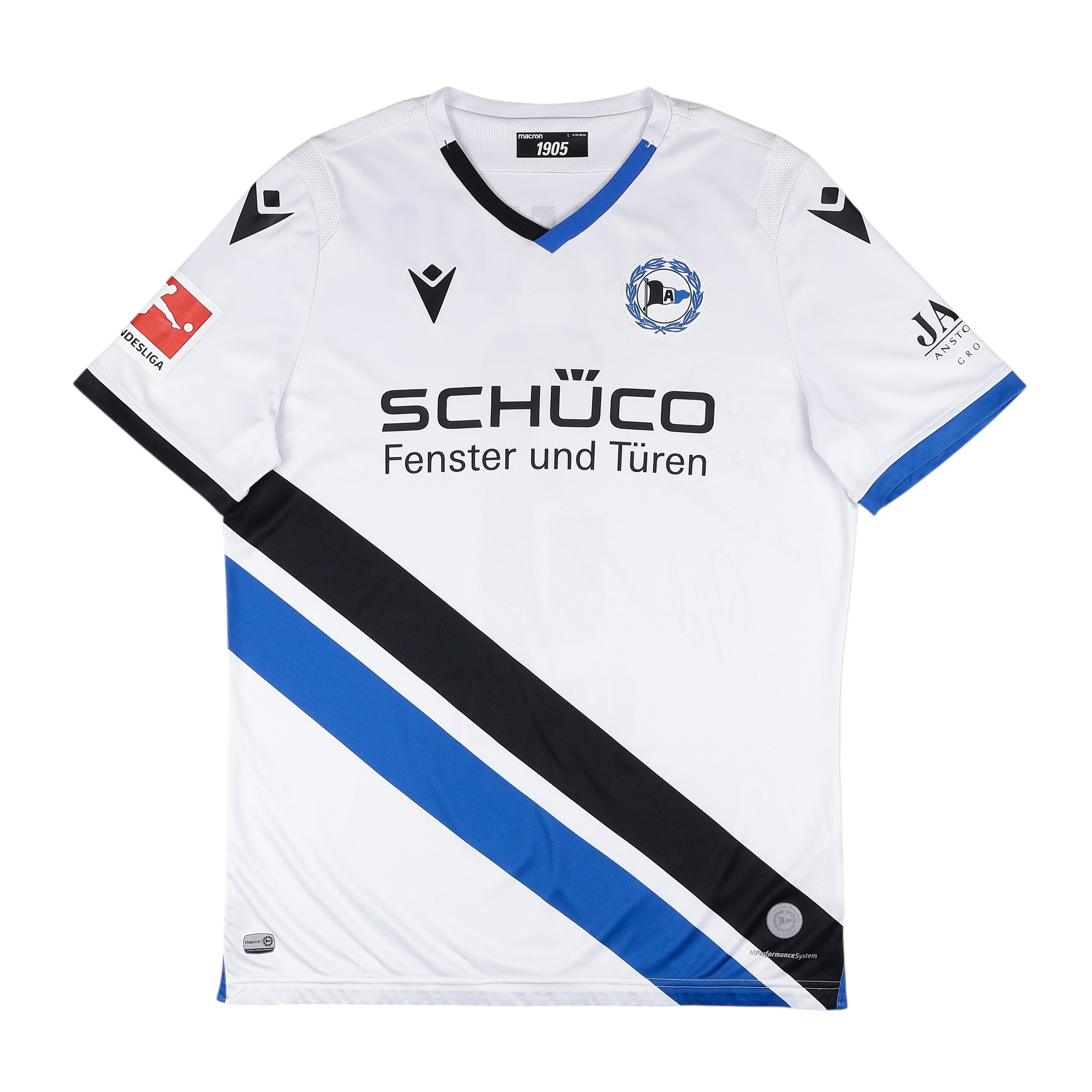 2020-21 Arminia Bielefeld *Match Worn* Behrendt Away Jersey - (XL)