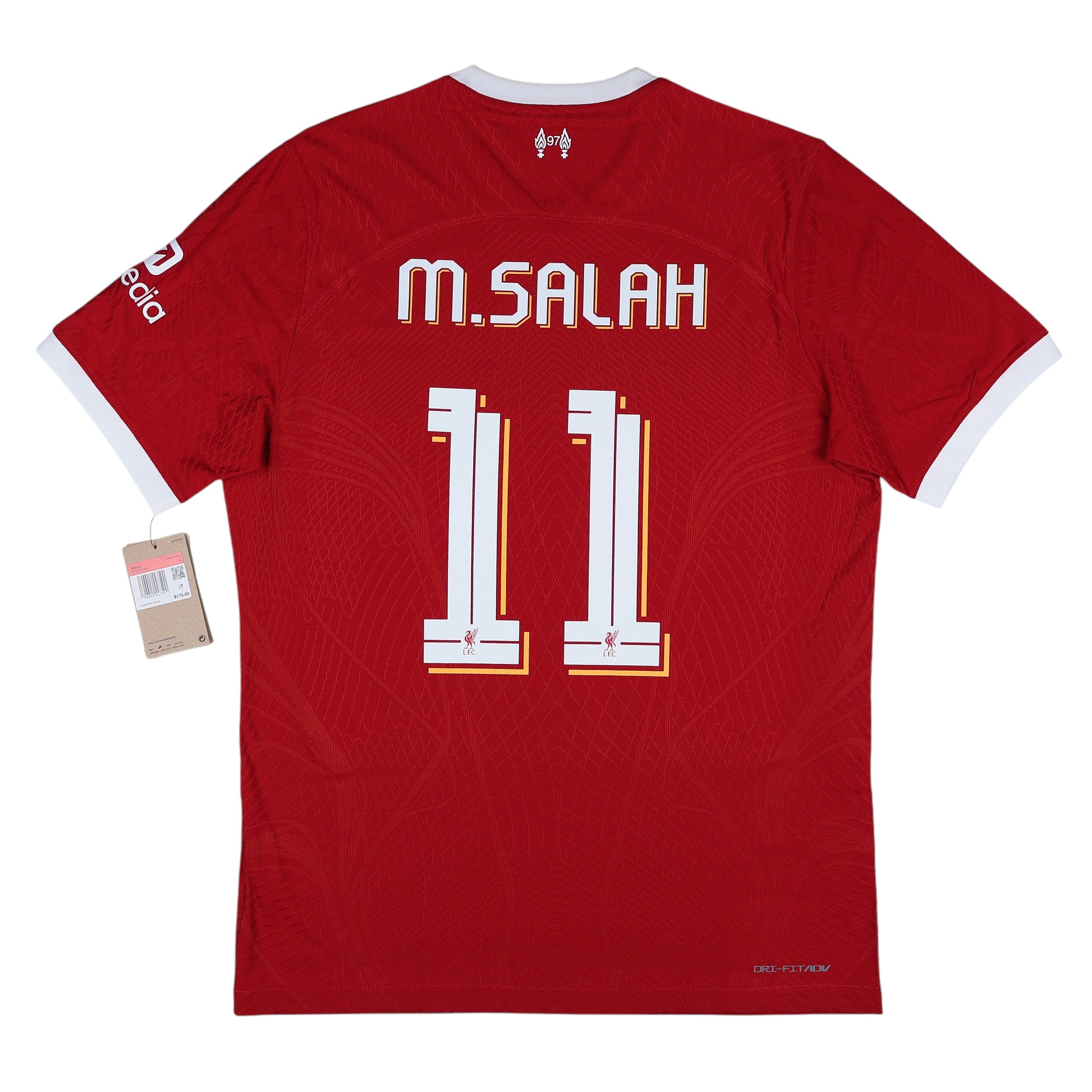 2022-23 Liverpool Salah Home Player Version Jersey - (L) | Football Shirt Union | Vintage Soccer Jersey Shop