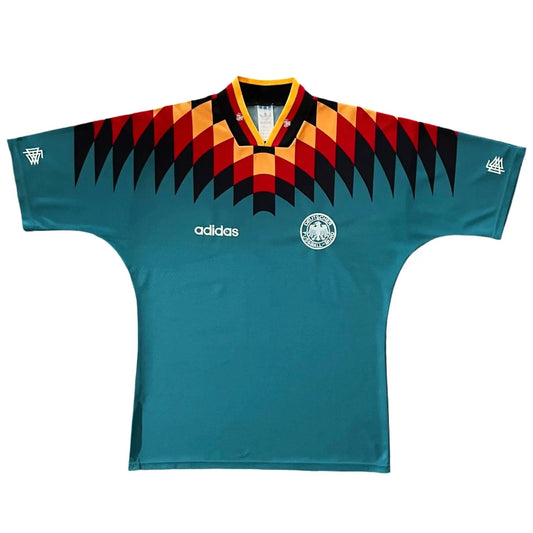 1994-96 Germany Away Jersey - (M) | Adidas| Added Time Kits Vintage Soccer Jersey Shop