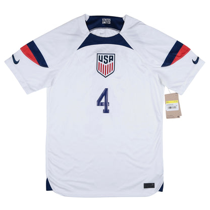 2022-23 USA Home Adams Jersey NWT - (S) | Football Shirt Union | Vintage Soccer Jersey Shop