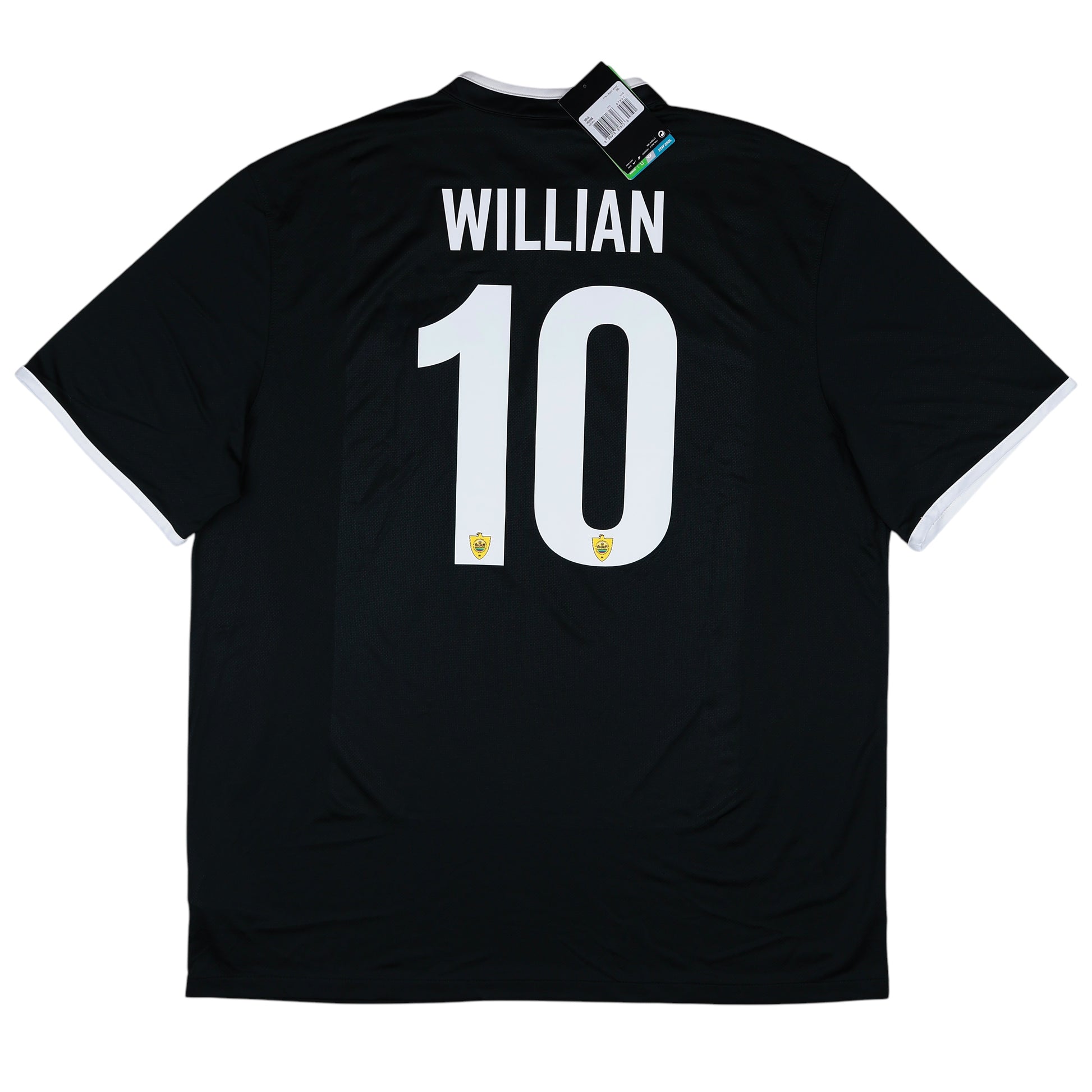 2013-14 Anzhi Makhachkala Willian Away Jersey NWT - (XXL) | Football Shirt Union | Vintage Soccer Jersey Shop