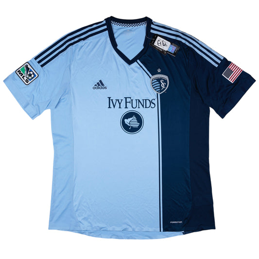 2013-14 Sporting KC Home Jersey NWT - (XXL) | Football Shirt Union | Vintage Soccer Jersey Shop