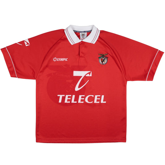 1996-97 Benfica Home Jersey - (L) | Olympic| Added Time Kits Vintage Soccer Jersey Shop